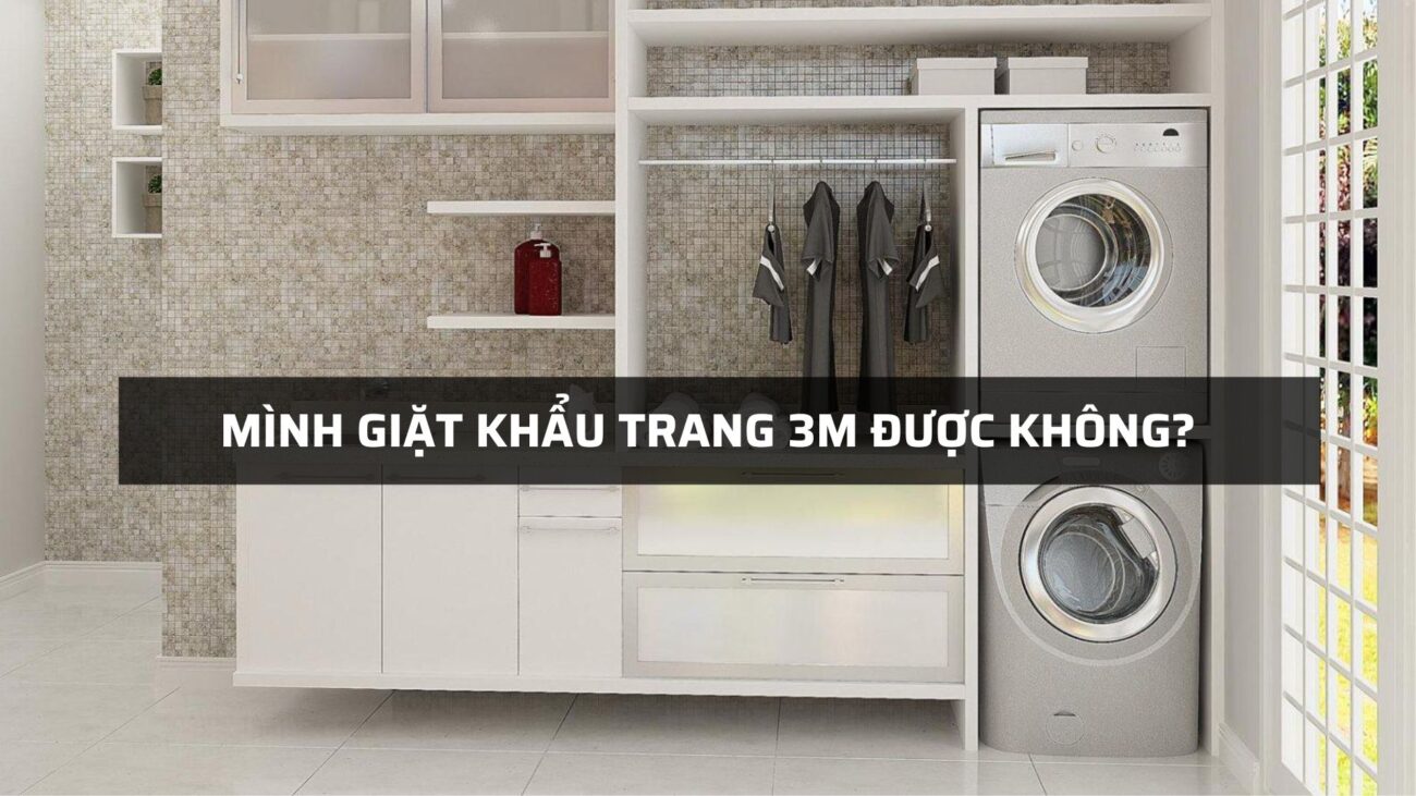 giặt khẩu trang 3M