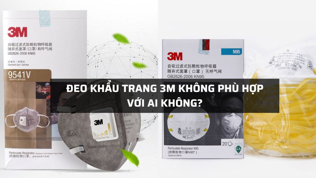 Đeo khẩu trang 3M